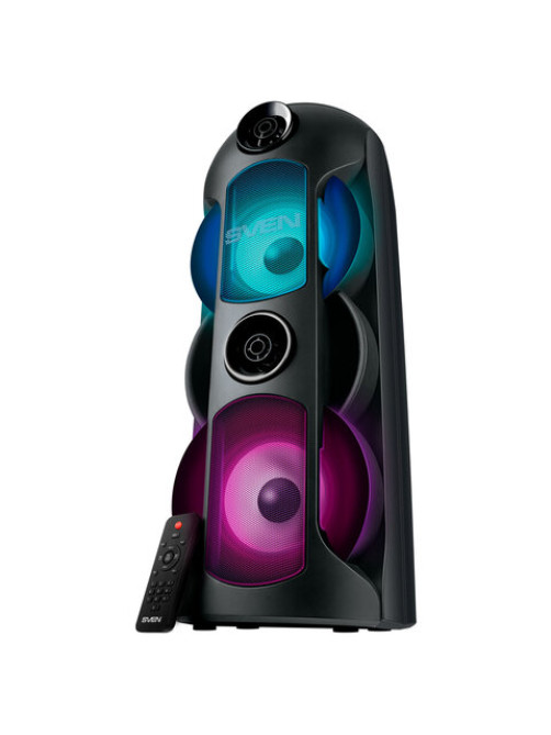 Колонка портативная SVEN PS-720, 80 Вт, TWS, Bluetooth, FM, USB, microSD, LED-дисплей, черный, SV-019600