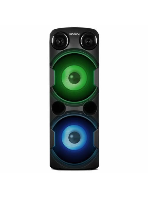 Колонка портативная SVEN PS-750, 80 Вт, TWS, Bluetooth, FM, USB, microSD, LED-дисп, черная, SV-019617