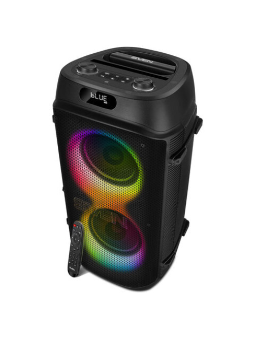 Колонка портативная SVEN PS-850, 100 Вт, TWS, Bluetooth, FM, USB, microSD, LED-дисплей, черная, SV-022679