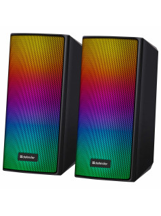 Колонки компьютерные DEFENDER SPITFIRE 2.0, 6 Вт, Bluetooth, питание от USB, 65047