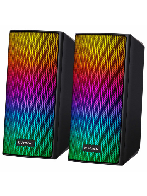 Колонки компьютерные DEFENDER SPITFIRE 2.0, 6 Вт, Bluetooth, питание от USB, 65047