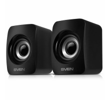 Колонки компьютерные SVEN 130, 2.0, 6 Вт, питание USB, черные, SV-020224