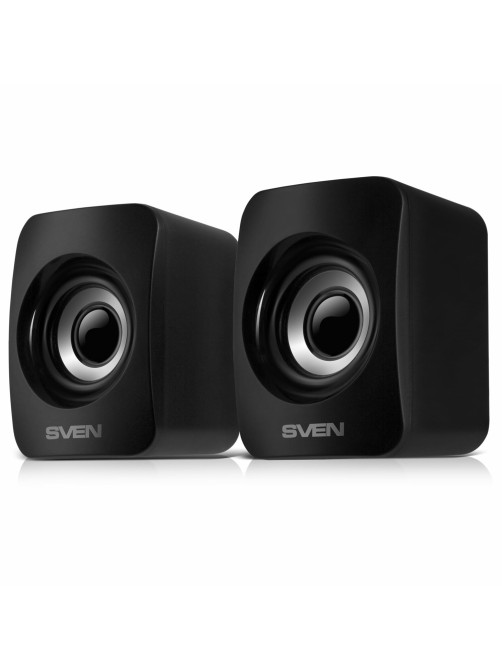 Колонки компьютерные SVEN 130, 2.0, 6 Вт, питание USB, черные, SV-020224