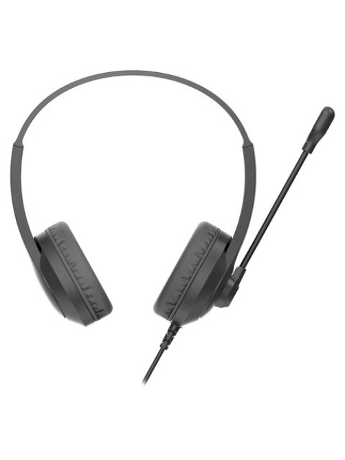 Наушники с микрофоном (гарнитура) A4TECH Fstyler FH100i, проводные, 1,8 м, USB, черные, 1774499