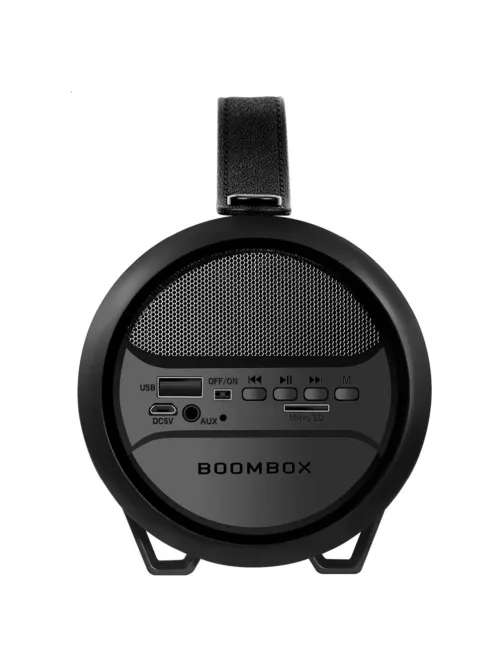 Колонка портативная DEFENDER G24, 1.0, 10 Вт, Bluetooth, FM-тюнер, microSD, чёрная, 65124