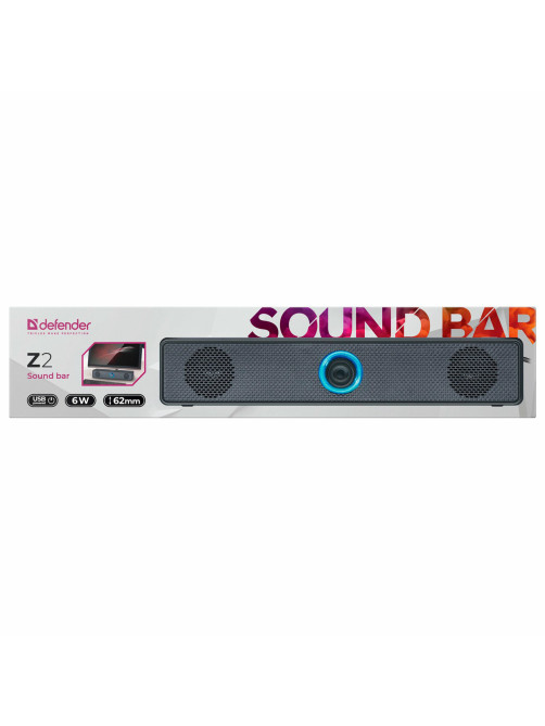 Саундбар DEFENDER Z2, 2.0, 6 Вт, питание от USB, 65102