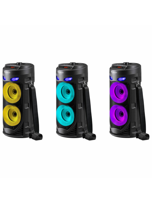 Колонка портативная DEFENDER Crashboom, 16 Вт, 1800 мАч, Bluetooth, FM, Type-C, черная, 65085
