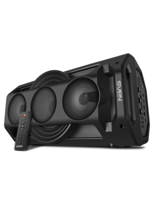 Колонка портативная SVEN PS-680, 2.0, 65 Вт, Bluetooth, FM, USB, microSD, черный, SV-020187