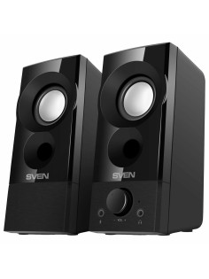 Колонки компьютерные SVEN 357, 2.0, 6 Вт, питание USB, черные, SV-018191