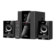 Колонки компьютерные SVEN MS-1821, 2.1, 44 Вт, Bluetooth, FM, USB, SD, черные, SV-020, SV-020774