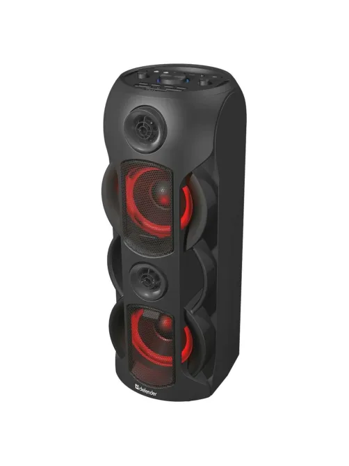 Колонка портативная DEFENDER G78, 2.0, 70 Вт, Bluetooth, FM-тюнер, microSD, чёрная, 65178
