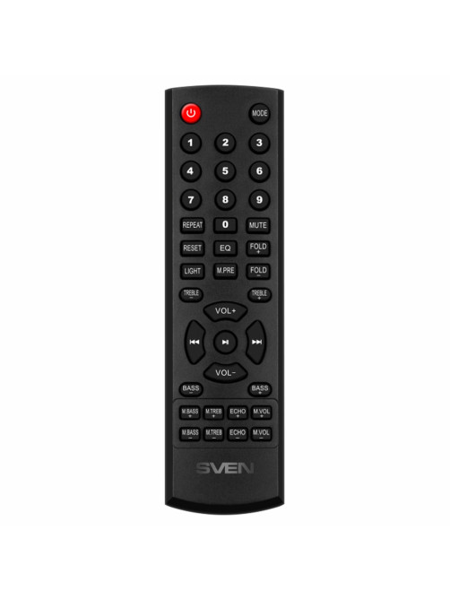 Колонка портативная SVEN PS-950, 160 Вт, TWS, Bluetooth, FM, USB, microSD, LED-дисплей, черная, SV-022396