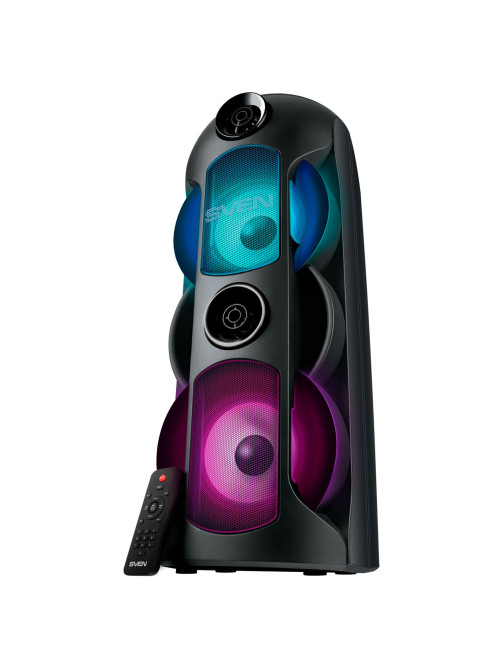 Колонка портативная SVEN PS-720, 80 Вт, TWS, Bluetooth, FM, USB, microSD, LED-дисплей, черный, SV-019600