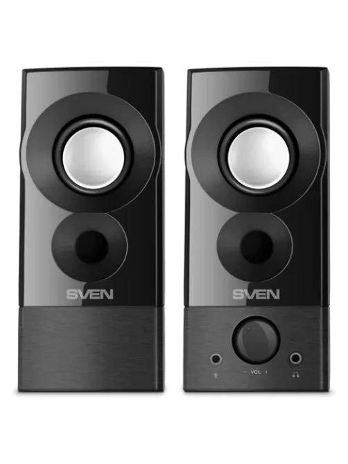 Колонки компьютерные SVEN 357, 2.0, 6 Вт, питание USB, черные, SV-018191
