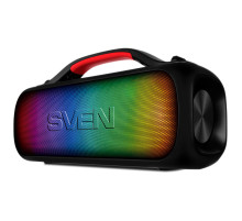 Колонка портативная SVEN PS-360, 24 Вт, TWS, Bluetooth, FM, USB, черный, SV-021740