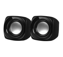 Колонки компьютерные SVEN 120, 2.0, 2х2,5 Вт, пластик, черные, SV-013493