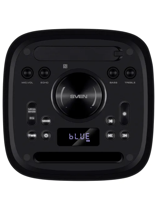 Колонка портативная SVEN PS-930, 150 Вт, TWS, Bluetooth, FM, USB, microSD, LED-дисплей, черный, SV-022402