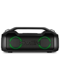 Колонка портативная SVEN PS-390, 50 Вт, TWS, Bluetooth, microSD, черный, SV-021306