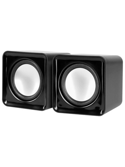 Колонки компьютерные DEFENDER SPK 22, 2.0, 2х2, 5Вт, пластик, черный, 65503