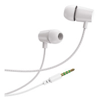 Наушники VIXION PRO VS-23, проводные, 1,2 м, вкладыши, белый, 03424, БП-00001012