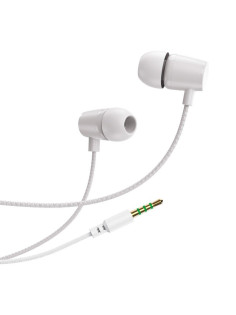 Наушники VIXION PRO VS-23, проводные, 1,2 м, вкладыши, белый, 03424, БП-00001012