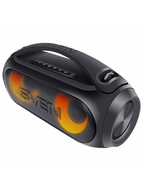 Колонка портативная SVEN PS-380, 40 Вт, TWS, Bluetooth, FM, USB, черный, SV-021290