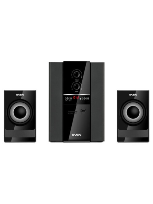 Колонки компьютерные SVEN MS-1821, 2.1, 44 Вт, Bluetooth, FM, USB, SD, черные, SV-020, SV-020774