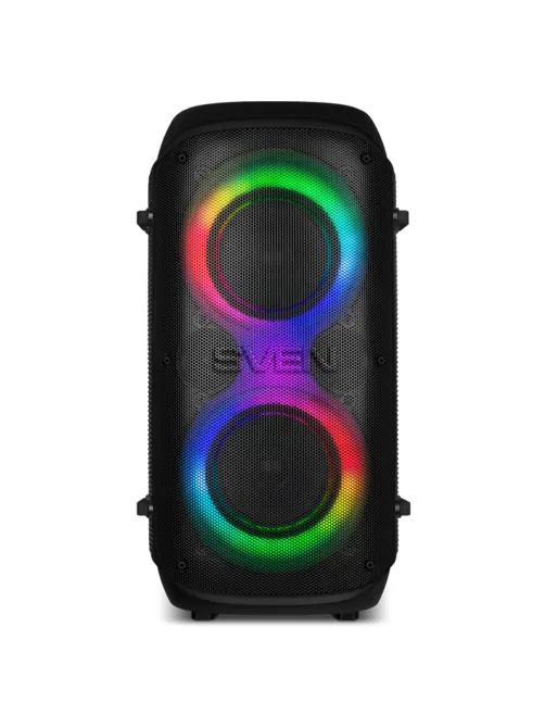 Колонка портативная SVEN PS-800, 100 Вт, TWS, Bluetooth, FM, USB, microSD, LED-дисплей, черная, SV-021511