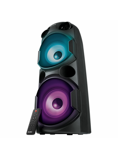 Колонка портативная SVEN PS-750, 80 Вт, TWS, Bluetooth, FM, USB, microSD, LED-дисп, черная, SV-019617