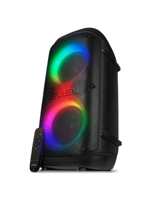 Колонка портативная SVEN PS-800, 100 Вт, TWS, Bluetooth, FM, USB, microSD, LED-дисплей, черная, SV-021511
