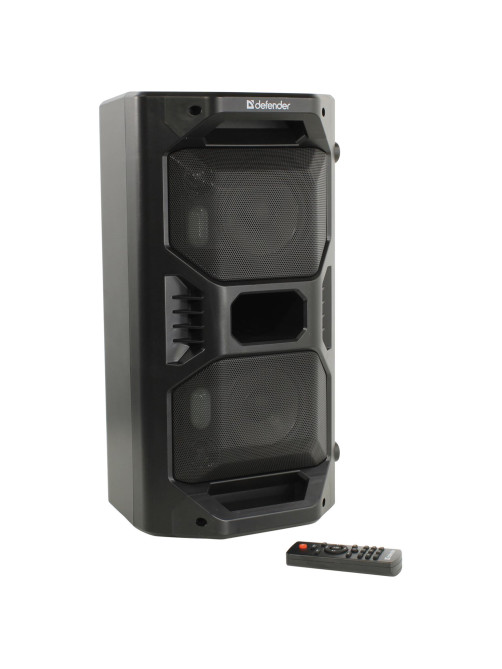 Колонка портативная DEFENDER Rage, 2.0, 50 Вт, Bluetooth, FM-тюнер, microSD, чёрная, 65109
