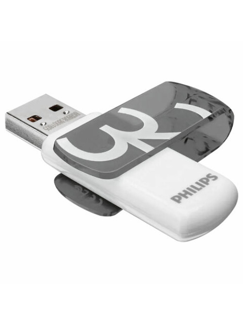 Флеш-диск 32 GB PHILIPS VIVID, разъем USB 2.0, черный, FM32FD05B/97