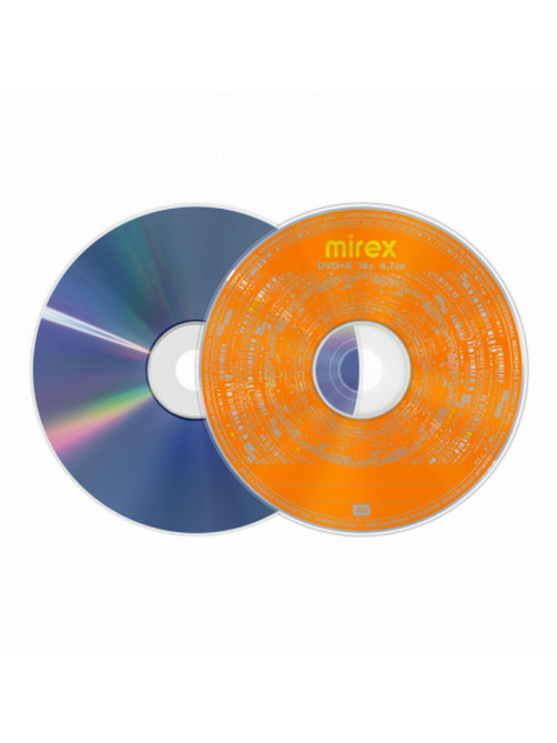 Диск DVD+R (плюс) MIREX, 4,7 ГБ, 16x, Slim Case, 1 штука, UL130013A1S