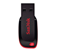 Флеш-диск 128 GB, SANDISK Cruzer Blade, USB 2.0, черный, SDCZ50-128G-B35
