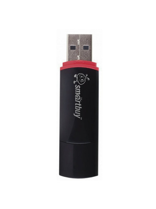 Флеш-диск 16 GB, SMARTBUY Crown, USB 2.0, черный, SB16GBCRW-K