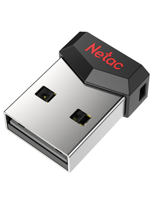 Флеш-диск 64GB NETAC UM81, USB 2.0, черный, NT03UM81N-064G-20BK