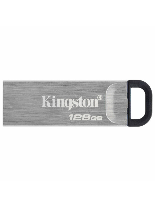 Флеш-диск 128 GB KINGSTON DataTraveler Kyson, разъем USB 3.2, серебряный, DTKN/128GB