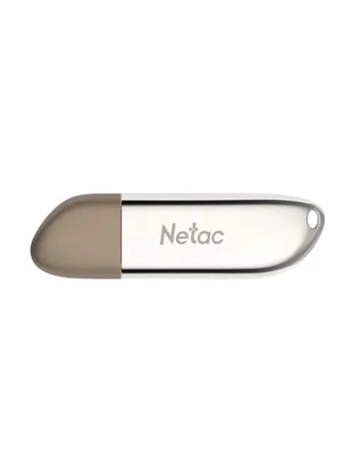 Флеш-диск 32 GB NETAC U352, USB 2.0, металлический корпус, серебристый, NT03U352N-032G-20PN
