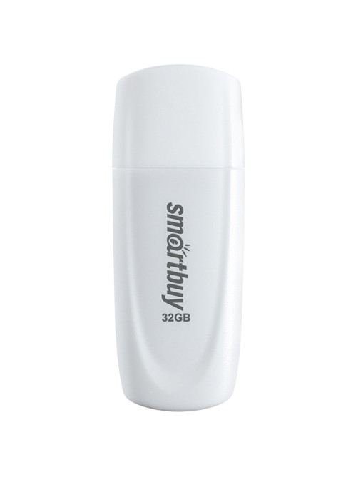 Флеш-диск 32 GB SMARTBUY Scout USB 2.0, белый, SB032GB2SCW