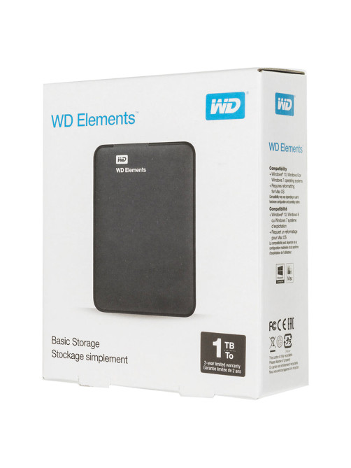 Внешний жесткий диск WD Elements Portable 1TB, 2.5