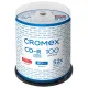 Диск CD-R CROMEX (КРОМЕКС), 700 Mb, 52x, Cake Box (упаковка на шпиле), КОМПЛЕКТ 100 шт., 513778