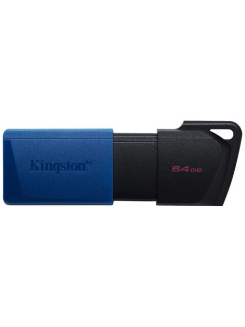 Флеш-диск 64 GB KINGSTON DataTraveler Exodia M, разъем USB 3.2, черный/синий, DTXM/64GB