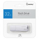 Флеш-диск 32 GB SMARTBUY Clue, USB 2.0, белый, SB32GBCLU-W