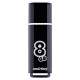 Флеш-диск 8 GB, SMARTBUY Glossy, USB 2.0, черный, SB8GBGS-K