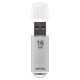 Флеш-диск 16 GB, SMARTBUY V-Cut, USB 2.0, металлический корпус, серебристый, SB16GBVC-S
