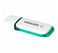 Флеш-диск 8 GB PHILIPS SNOW, разъем USB 3.0, зеленый, FM08FD75B/97