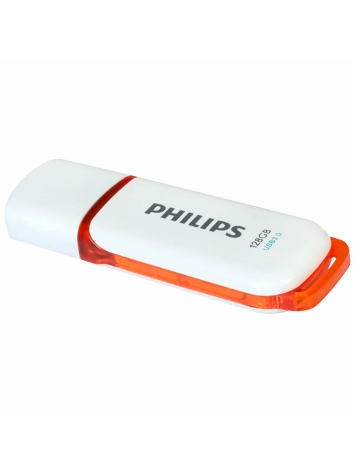Флеш-диск 128 GB PHILIPS SNOW, разъем USB 3.0, желтый, FM12FD75B/97
