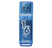 Флеш-диск 16 GB, SMARTBUY Glossy, USB 2.0, синий, SB16GBGS-B