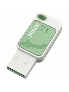 Флеш-диск 128 GB NETAC UA31, USB 3.2, зеленый, NT03UA31N-128G-32GN