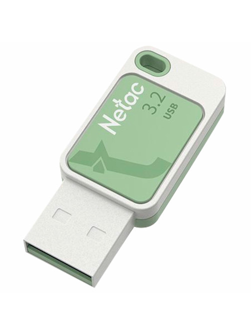 Флеш-диск 128 GB NETAC UA31, USB 3.2, зеленый, NT03UA31N-128G-32GN